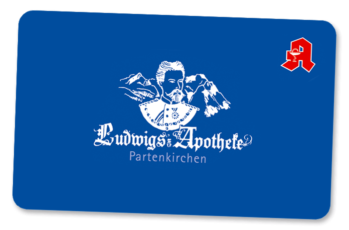 Kundenkarte der Ludwigs-Apotheke Partenkirchen